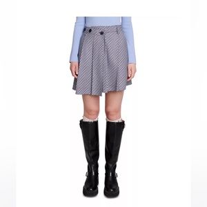 Jeedoma Pleated Asymmetrical Skirt